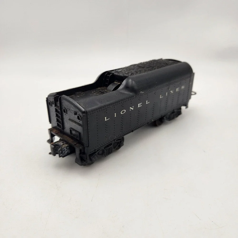 Vintage Lionel Lines Coal Tender O Gauge Black Streamlined Train Car USA Made